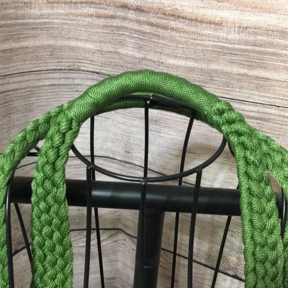 The Sak hand crocheted green purse - Picture 3 of 6